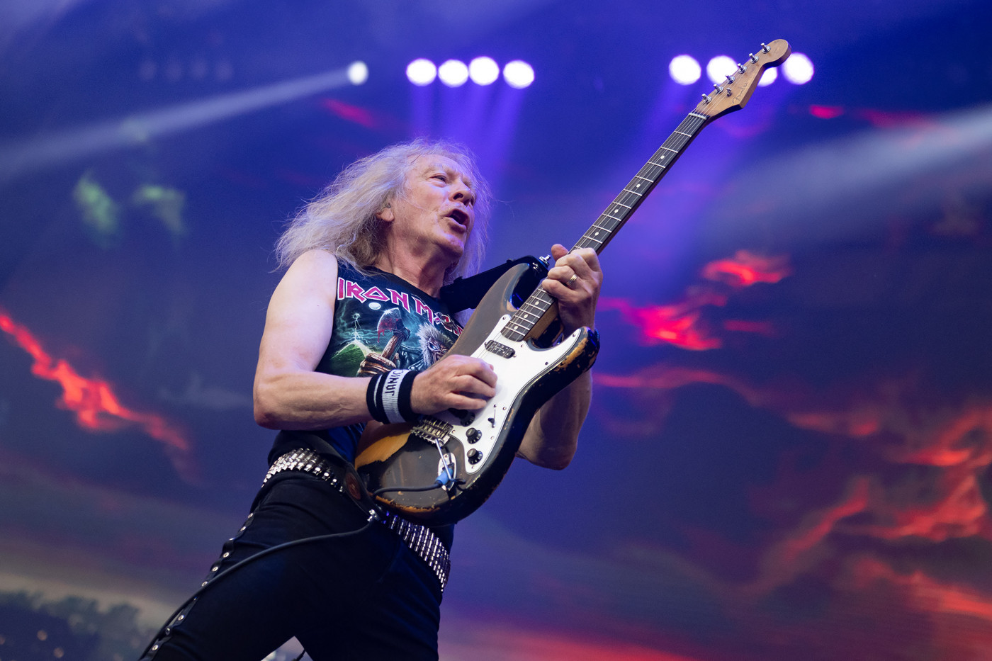 Iron Maiden onstage in London. Photo: Neil Lupin