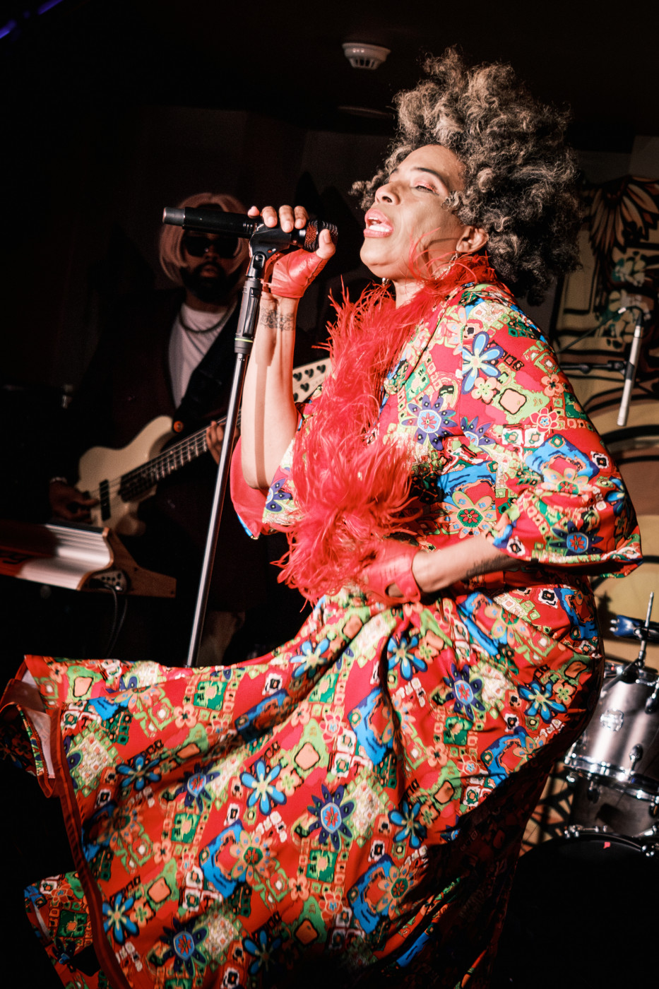 Macy Gray onstage at Pilgrim