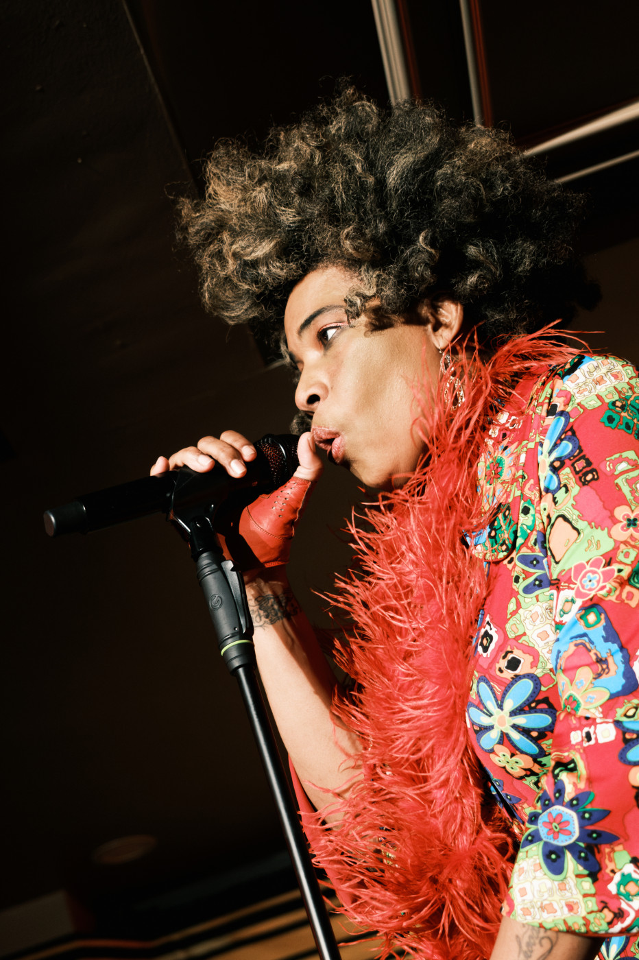 Macy Gray onstage at Pilgrim