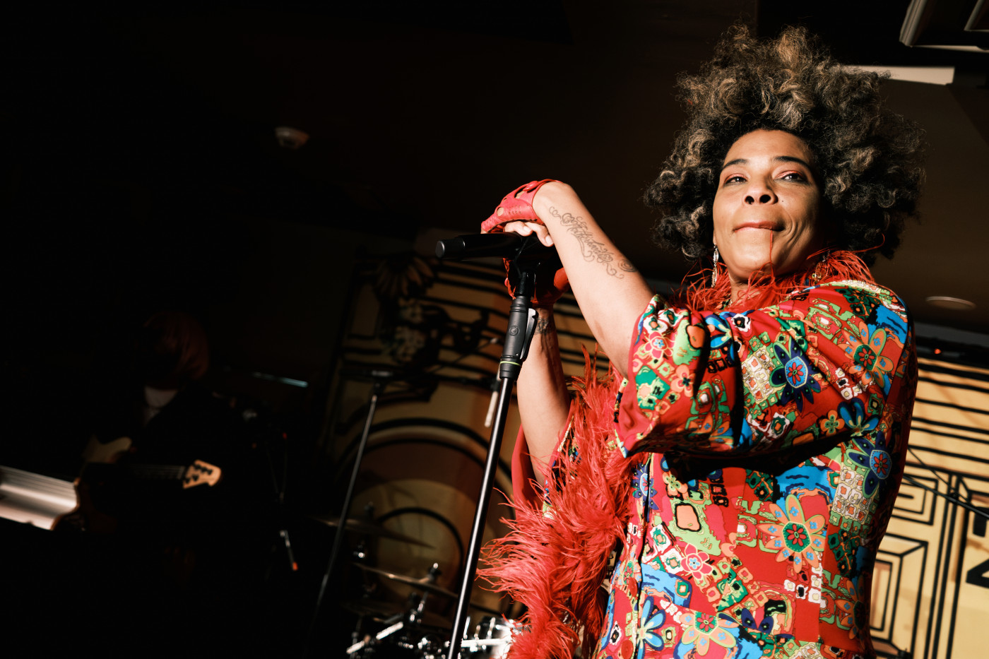 Macy Gray onstage at Pilgrim