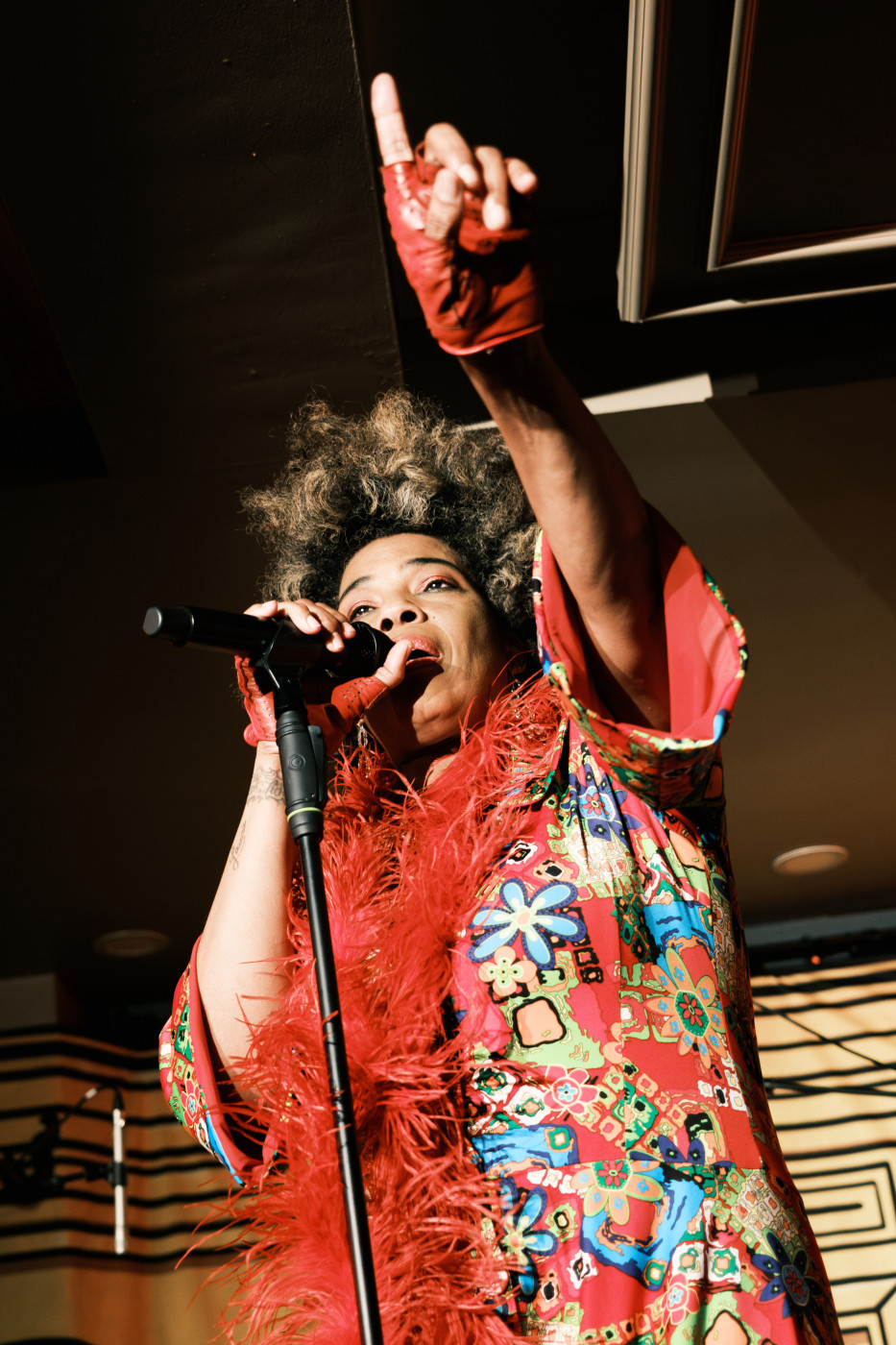 Macy Gray onstage at Pilgrim