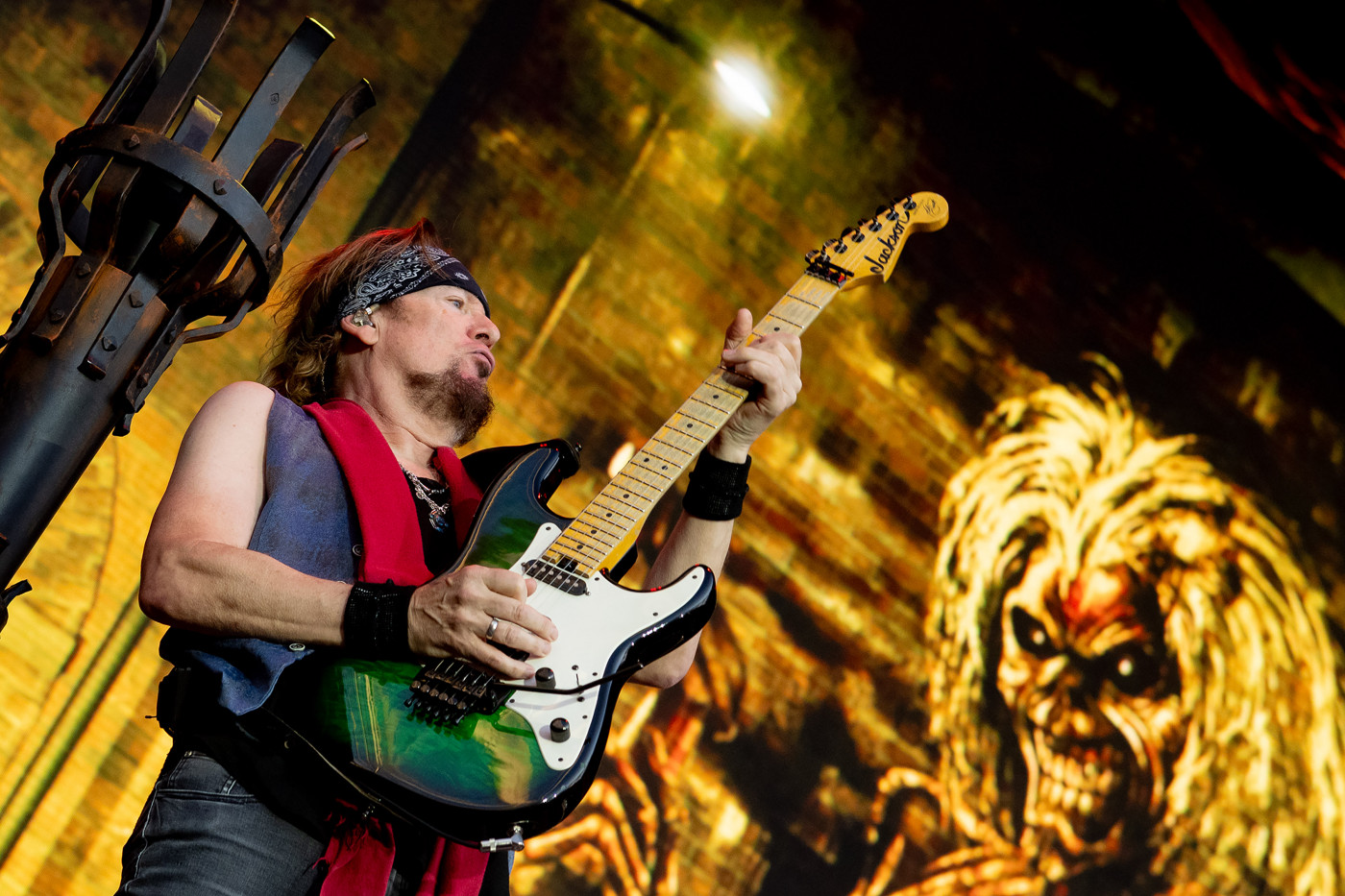 Iron Maiden onstage in London. Photo: Neil Lupin