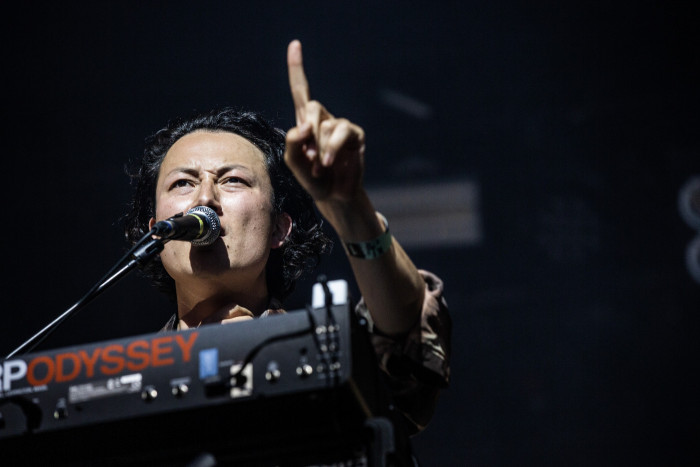 Performance of Charlotte Adigéry & Bolis Pupul at Best Kept Secret, June 9th 2023