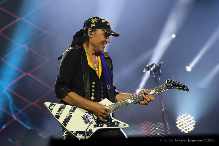 Scorpions performing at the Sweden Rock Festival 2025